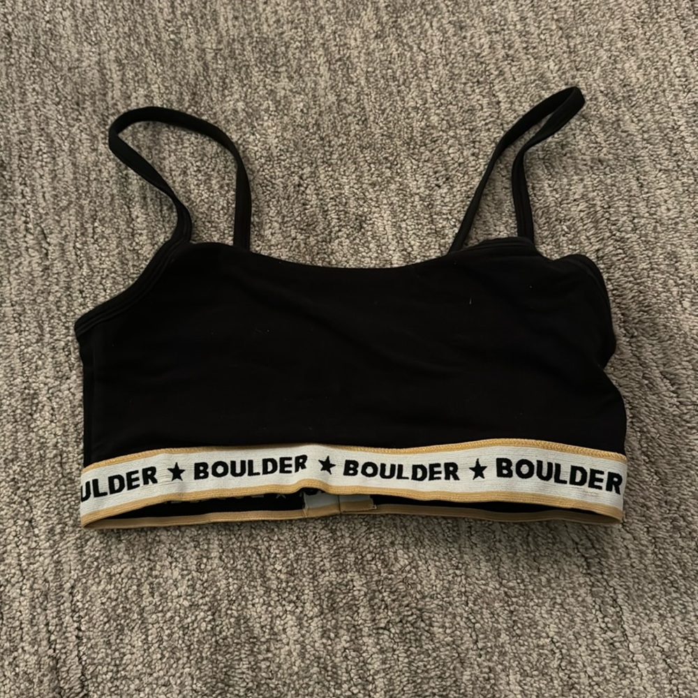 University of Colorado Boulder bra top